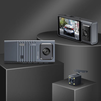 Three-lens HD 1080P Dash Cam Triple-channel In-car Camera With WiFi And Powerful Night Vision