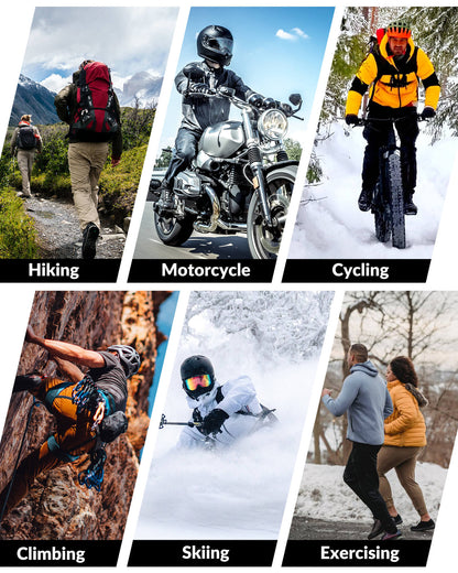 Men's Thermal Fleece Windproof Cycling Pants