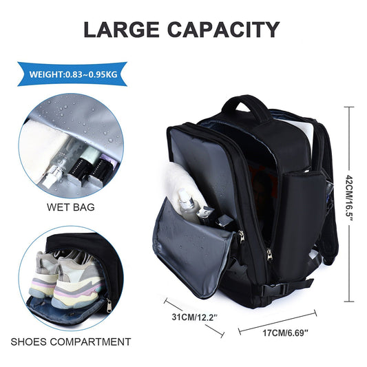 Travel Backpack Women's Large Capacity Multifunctional Backpack Boys' Schoolbag Travel Bag Luggage Bag